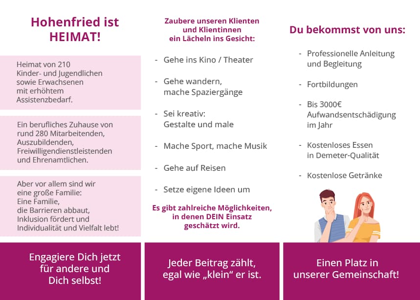 Ehrenamt Anzeigenvarianten