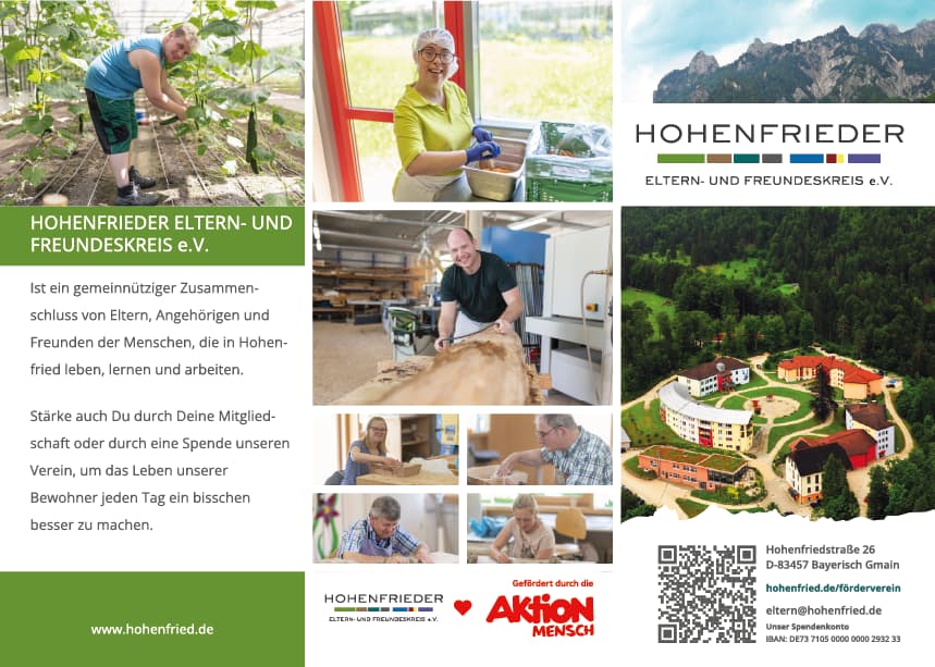 Eltern- & Freundeskreis Broschüre