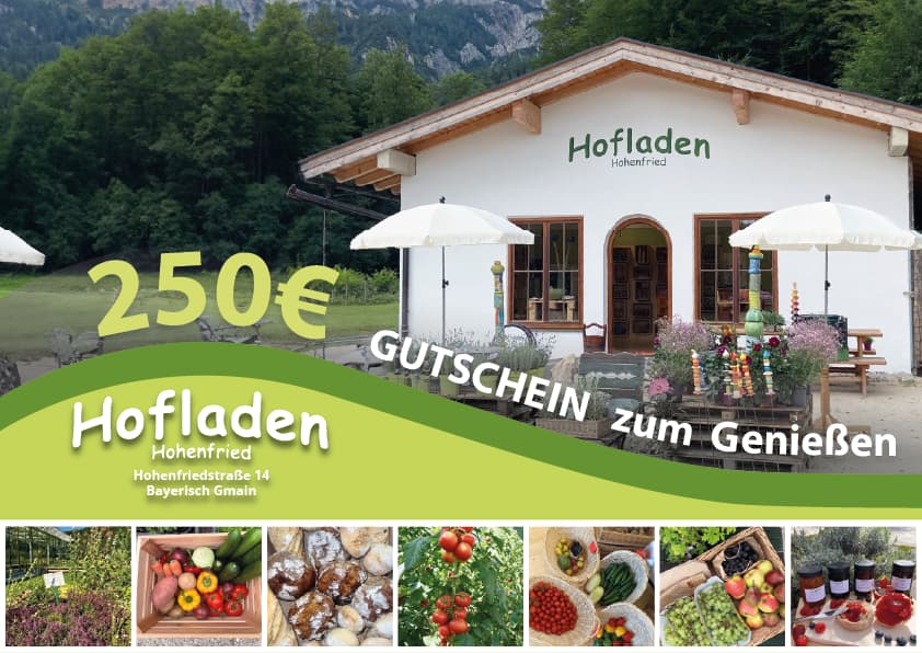 Hofladen Gutscheinkarte