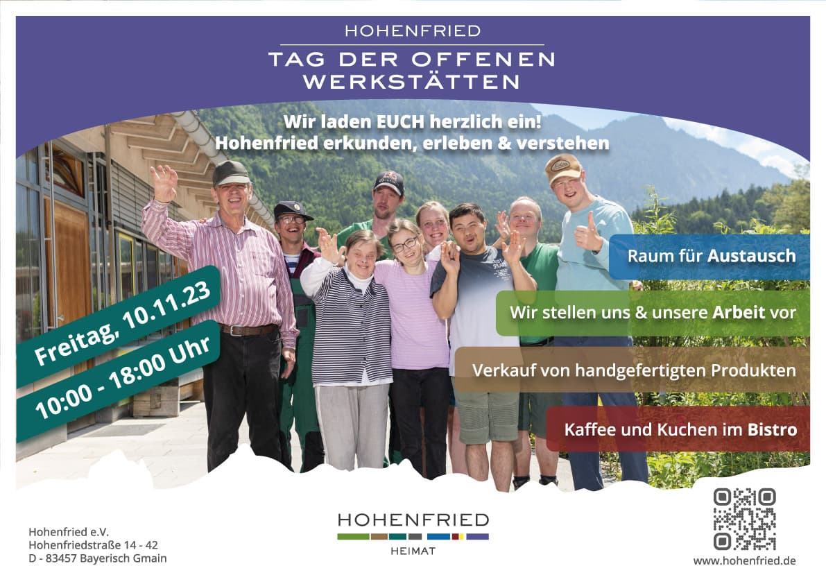 Plakat Tag der offenen Werkstätten