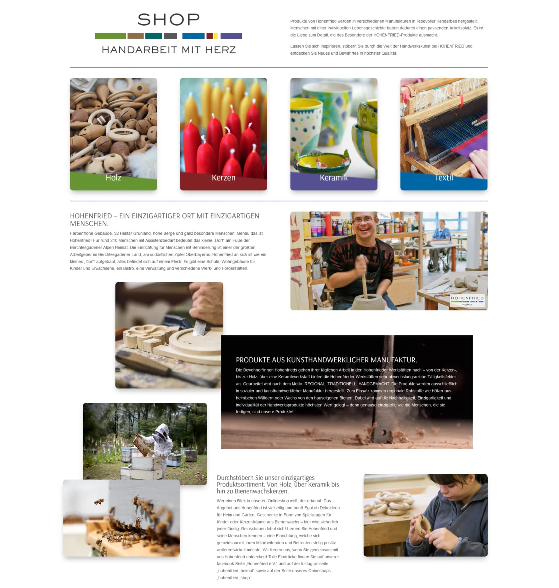 Farb- und Typografieübersicht