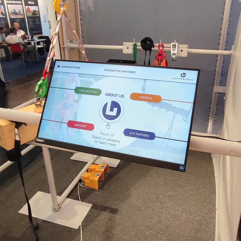 Ludwig System Interaktive Tablet-Präsentation